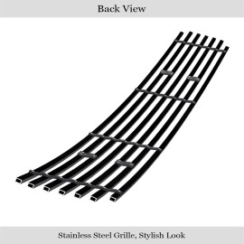 APS GR03FFE88J - Black Stainless Steel Lower Bumper Horizontal Billet Grille