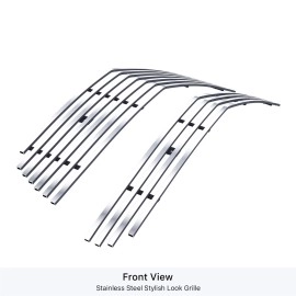 APS GR03FFG38S - Polished Stainless Steel Main Upper Horizontal Billet Grille