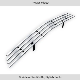 APS GR03FFG39C - Hairline Stainless Steel Lower Bumper Horizontal Billet Grille
