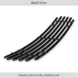 APS GR03FFH32J - Black Stainless Steel Lower Bumper Horizontal Billet Grille