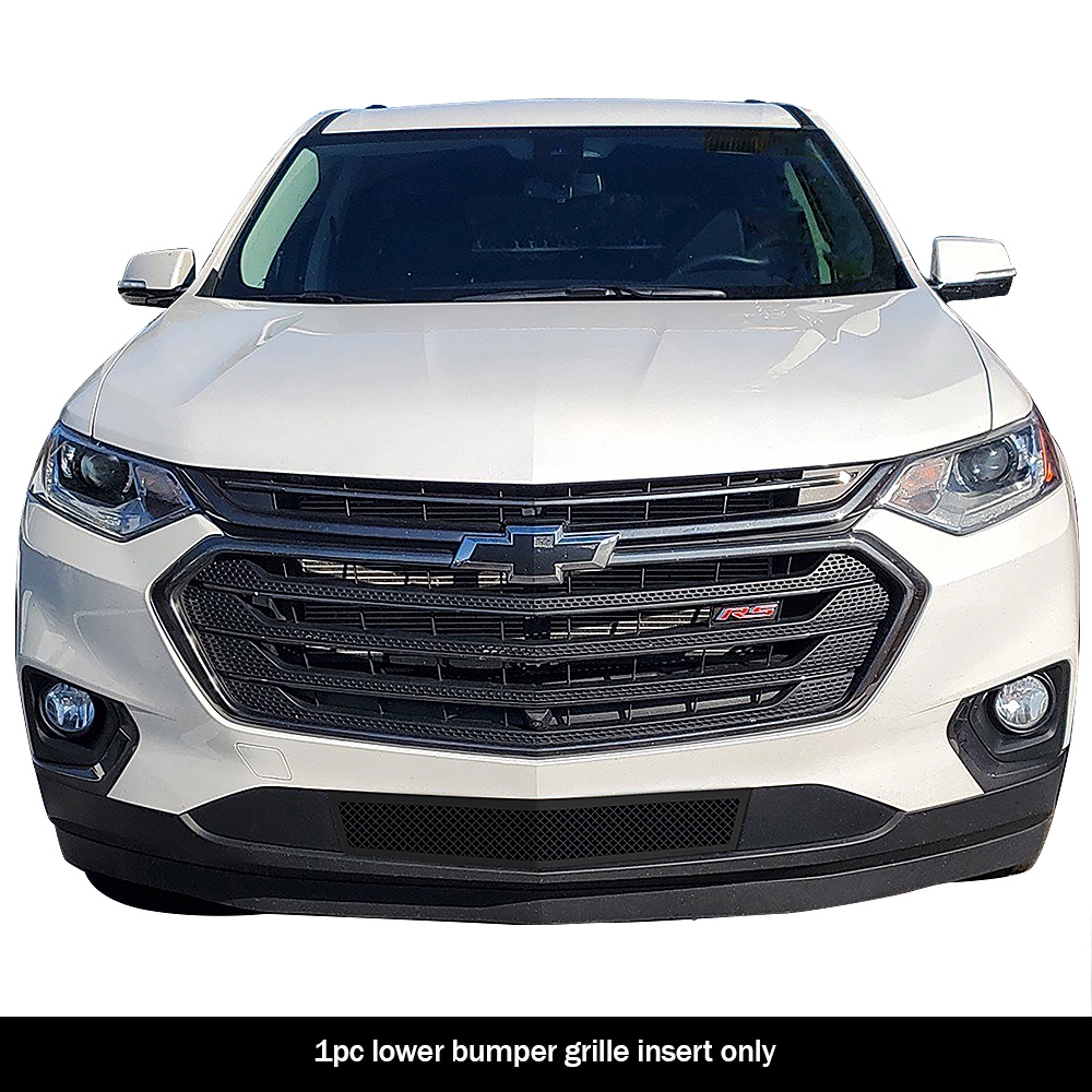 APS GR03GEA94H - Black Stainless Steel Lower Bumper 1.8mm Wire Mesh Grille
