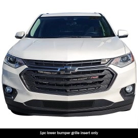 APS GR03GEA94H - Black Stainless Steel Lower Bumper 1.8mm Wire Mesh Grille