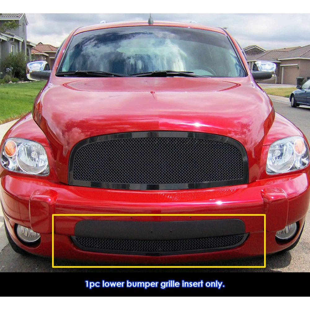 APS GR03GEB13H - Black Stainless Steel Lower Bumper 1.8mm Wire Mesh Grille