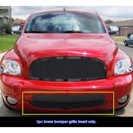 APS GR03GEB13H - Black Stainless Steel Lower Bumper 1.8mm Wire Mesh Grille