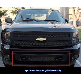 APS GR03GEG67H - Black Stainless Steel Lower Bumper 1.8mm Wire Mesh Grille