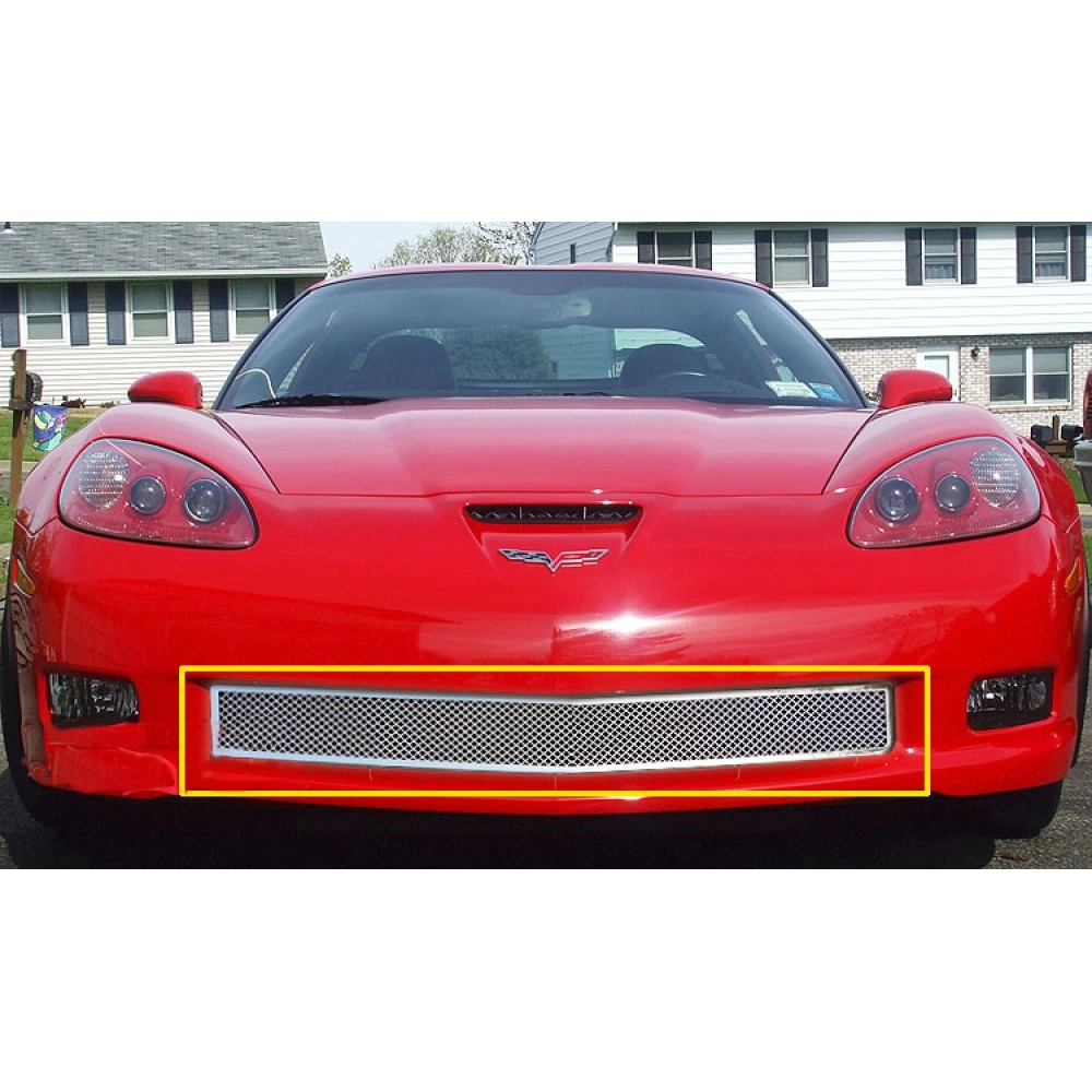 APS GR03GEG69T - Polished Stainless Steel Lower Bumper 1.8mm Wire Mesh Grille