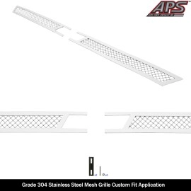 APS GR03GEJ92T - Polished Stainless Steel Main Upper 1.8mm Wire Mesh Grille