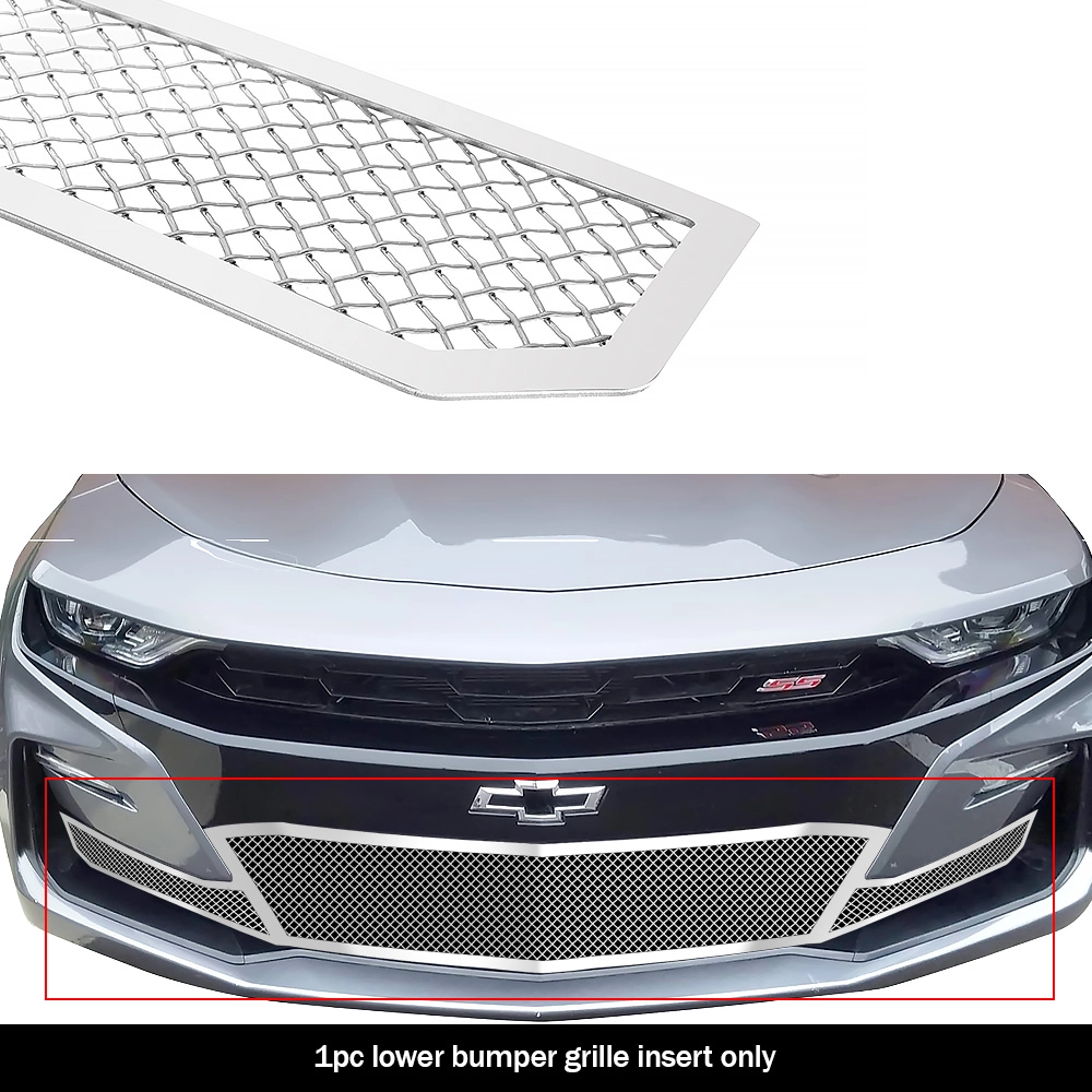 APS GR03GEJ94T - Polished Stainless Steel Lower Bumper 1.8mm Wire Mesh Grille