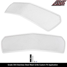 APS GR03GEJ95T - Polished Stainless Steel Lower Bumper 1.8mm Wire Mesh Grille
