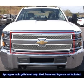 APS GR03GFC18T - Polished Stainless Steel Main Upper 1.8mm Wire Mesh Grille