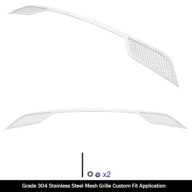 APS GR03GFC23T - Polished Stainless Steel Lower Bumper 1.8mm Wire Mesh Grille