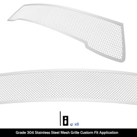 APS GR03GFC66T - Polished Stainless Steel Lower Bumper 1.8mm Wire Mesh Grille