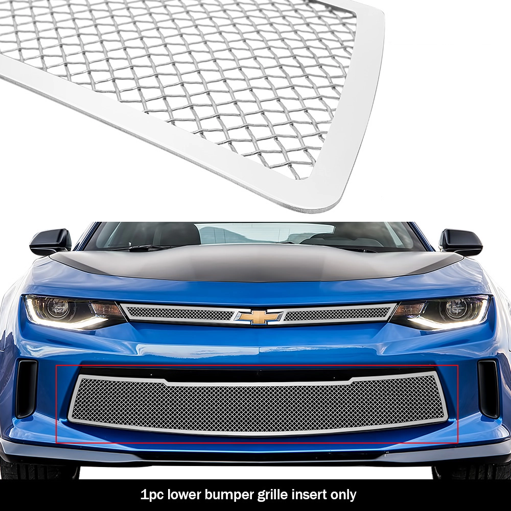 APS GR03GFC67T - Polished Stainless Steel Lower Bumper 1.8mm Wire Mesh Grille