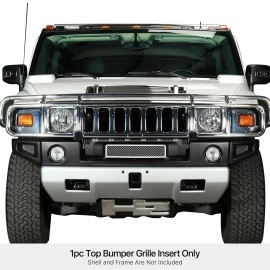APS GR03GFE80T - Polished Stainless Steel Lower Bumper 1.8mm Wire Mesh Grille