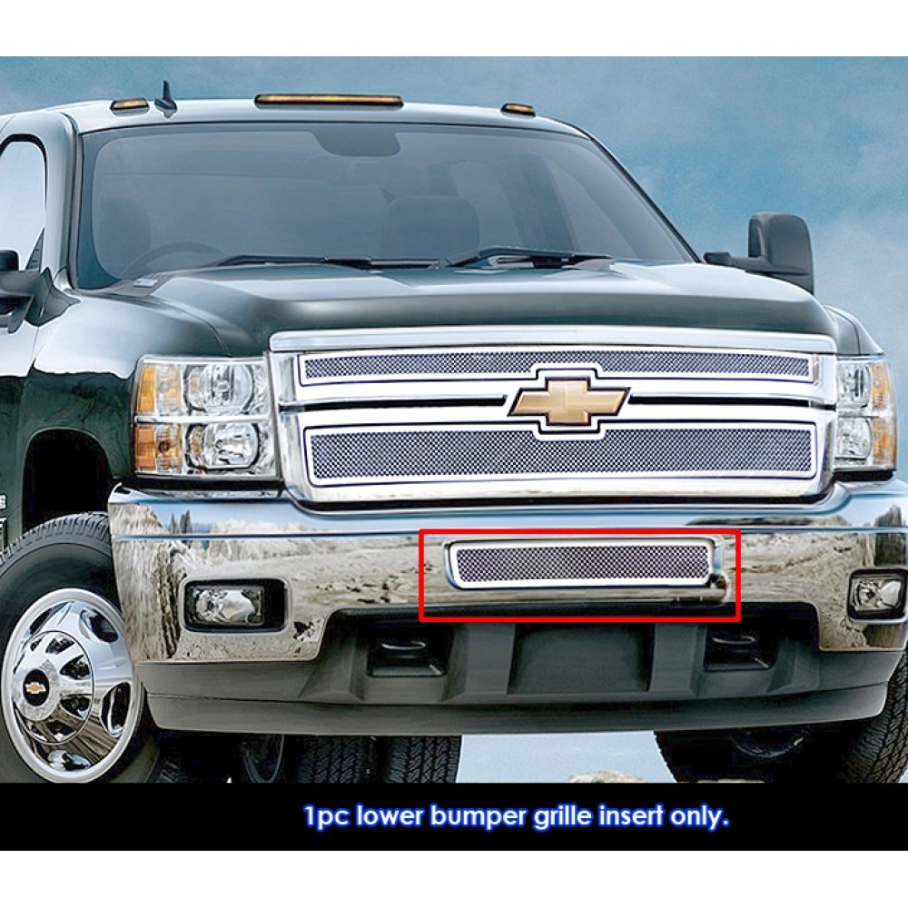 APS GR03GFH32T - Polished Stainless Steel Lower Bumper 1.8mm Wire Mesh Grille