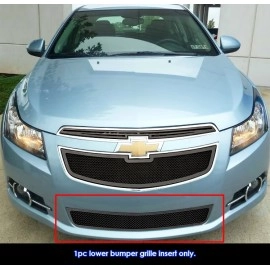 APS GR03GFH40H - Black Stainless Steel Lower Bumper 1.8mm Wire Mesh Grille