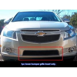 APS GR03GFH41H - Black Stainless Steel Lower Bumper 1.8mm Wire Mesh Grille