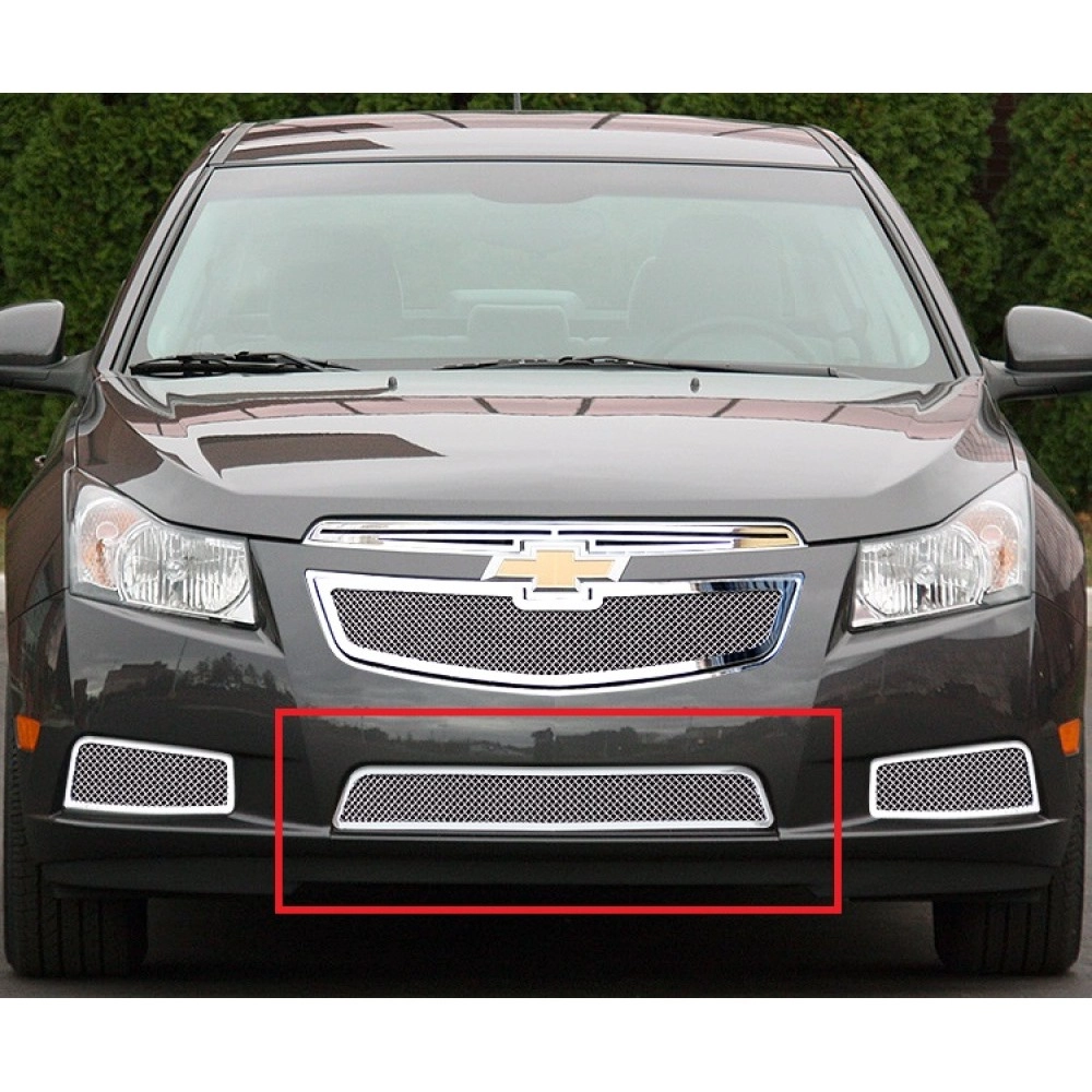 APS GR03GFH41T - Polished Stainless Steel Lower Bumper 1.8mm Wire Mesh Grille