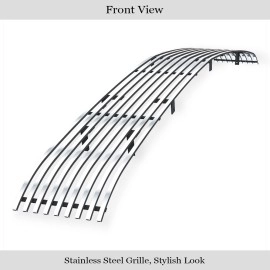 APS GR03HEB33S - Polished Stainless Steel Main Upper Horizontal Billet Grille