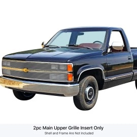 APS GR03HEB45S - Polished Stainless Steel Main Upper Horizontal Billet Grille