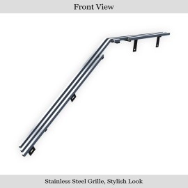 APS GR03HEB51S - Polished Stainless Steel Lower Bumper Horizontal Billet Grille