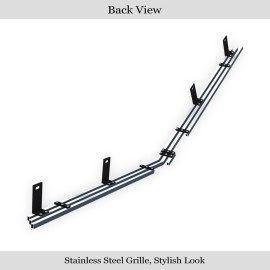 APS GR03HEB51S - Polished Stainless Steel Lower Bumper Horizontal Billet Grille