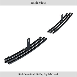 APS GR03HEC02J - Black Stainless Steel Top Bumper Horizontal Billet Grille
