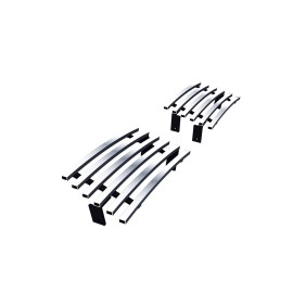 APS GR03HEC05S - Polished Stainless Steel Lower Bumper Horizontal Billet Grille