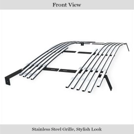 APS GR03HEC17S - Polished Stainless Steel Main Upper Horizontal Billet Grille