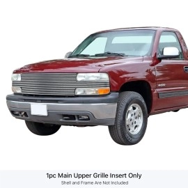 APS GR03HEJ25S - Polished Stainless Steel Main Upper Horizontal Billet Grille