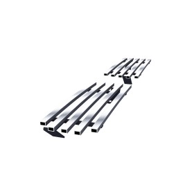 APS GR03HEJ27S - Polished Stainless Steel Tow Hook Horizontal Billet Grille