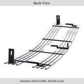 APS GR03HEJ44S - Polished Stainless Steel Main Upper Horizontal Billet Grille