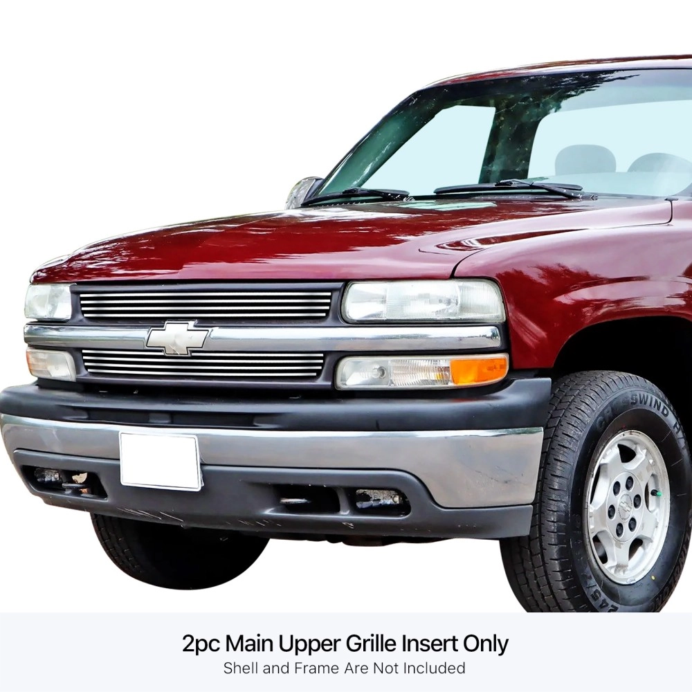 APS GR03HEJ68S - Polished Stainless Steel Main Upper Horizontal Billet Grille