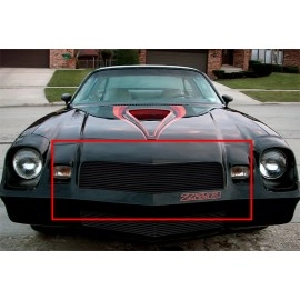 APS GR03HFH43H - Black Aluminum Main Upper Horizontal Billet Grille