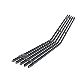 APS GR03HFH44J - Black Stainless Steel Lower Bumper Horizontal Billet Grille