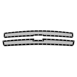 APS GR03LEG01H - Black Stainless Steel Main Upper 1.8mm Wire Mesh Grille w/ Rivet