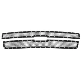 APS GR03LEG02H - Black Stainless Steel Main Upper 1.8mm Wire Mesh Grille w/ Rivet