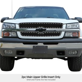 APS GR03LEG17H - Black Stainless Steel Main Upper 1.8mm Wire Mesh Grille w/ Rivet