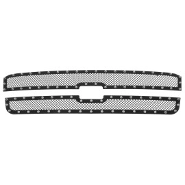 APS GR03LEG17H - Black Stainless Steel Main Upper 1.8mm Wire Mesh Grille w/ Rivet