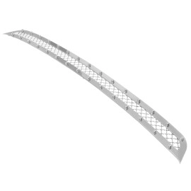 APS GR03LFC17S - Polished Stainless Steel Lower Bumper 2.5mm Wire Mesh Grille w/ Rivet