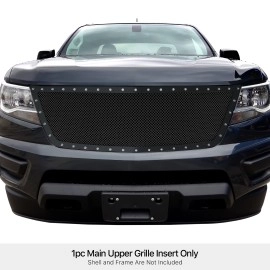 APS GR03LFC57H - Black Stainless Steel Main Upper 1.8mm Wire Mesh Grille w/ Rivet