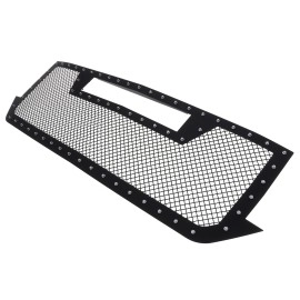 APS GR03LFC75D - Black Stainless Steel Main Upper 1.8mm Wire Mesh Grille w/ Rivet