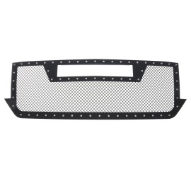 APS GR03LFC75D - Black Stainless Steel Main Upper 1.8mm Wire Mesh Grille w/ Rivet