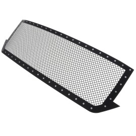 APS GR03LFC75K - Black Carbon Steel Main Upper 2.5mm Wire Mesh Grille w/ Rivet