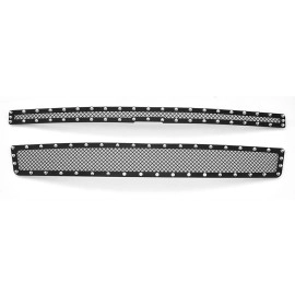 APS GR03LFD51H - Black Stainless Steel Main Upper 1.8mm Wire Mesh Grille w/ Rivet