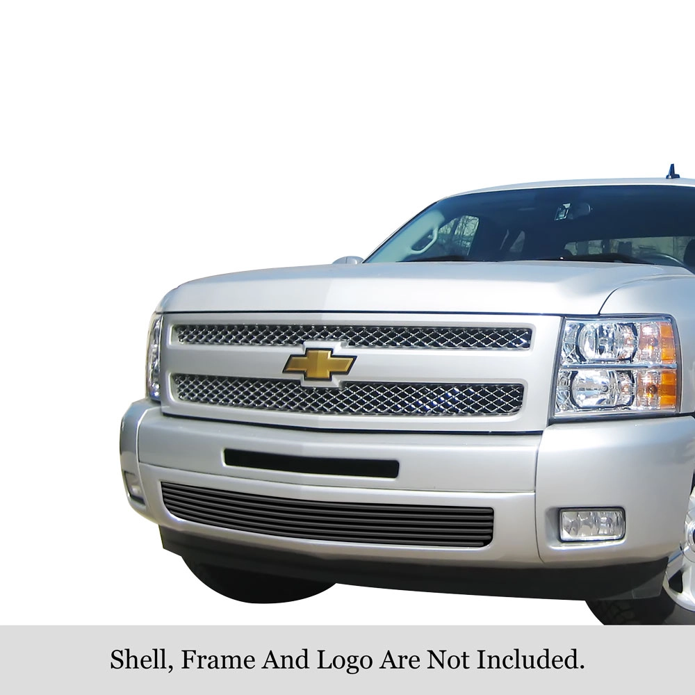 APS GR03TFE88J - Black Stainless Steel Lower Bumper Horizontal Tubular Grille