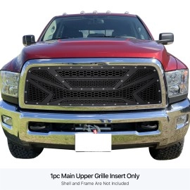 APS GR04DEA68M - Black Stainless Steel Main Upper Laser Cut Grille