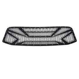 APS GR04DEC18M - Black Stainless Steel Main Upper Laser Cut Grille
