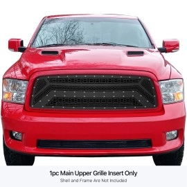 APS GR04DEH21M - Black Stainless Steel Main Upper Laser Cut Grille