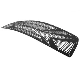 APS GR04DEH21M - Black Stainless Steel Main Upper Laser Cut Grille